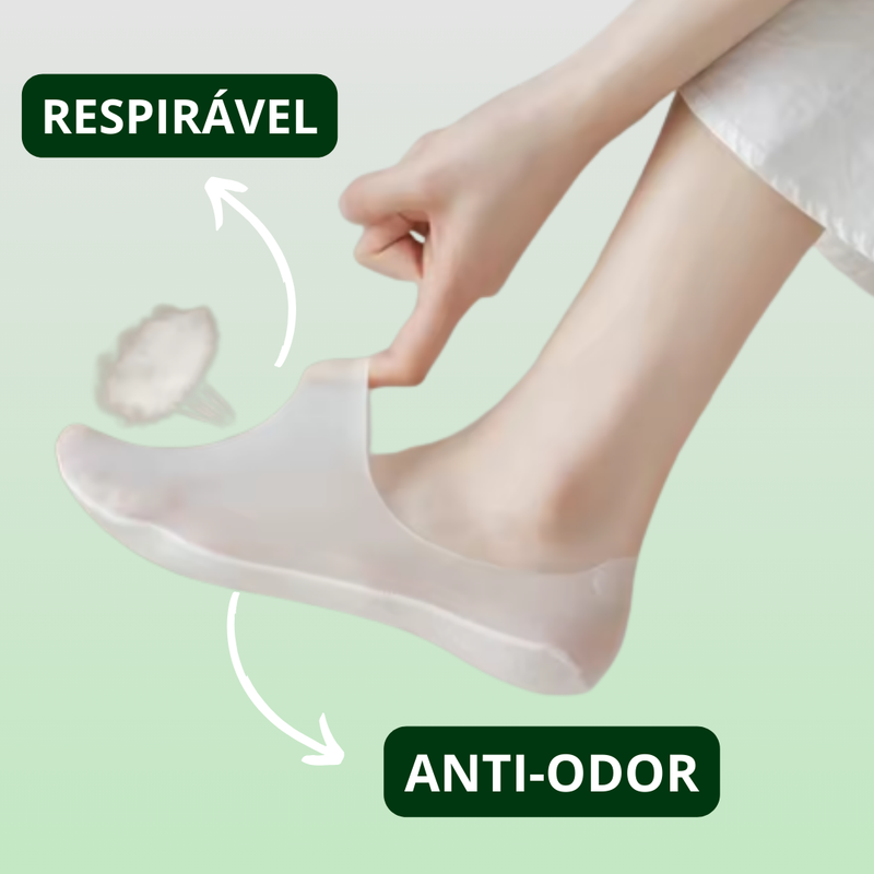 Meias Invisíveis Ortopédicas OrthoSocks® -  [SOMENTE HOJE COMPRE 3 LEVE 5]